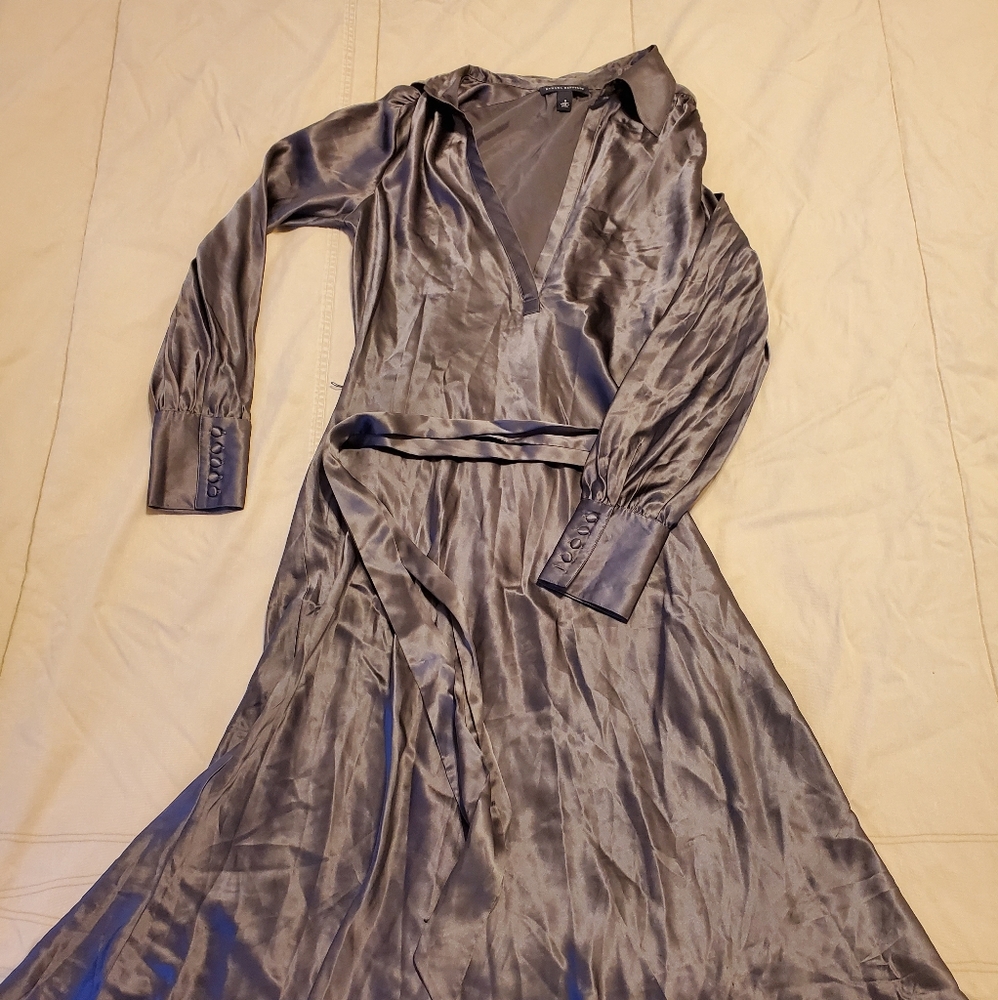Silk Banana Republic Shirt Dress